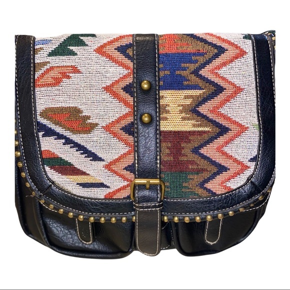 Handbags - Aztec Style Crossbody Purse